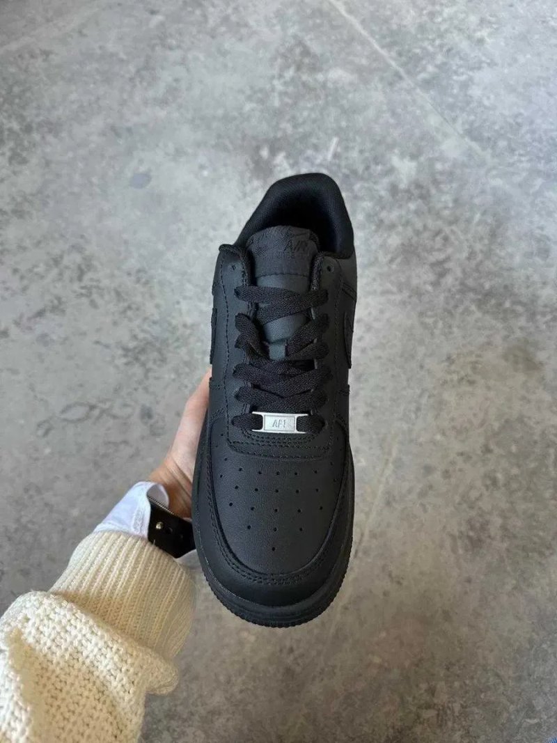 Мужские кроссовки Nike Air Force "Black" art1625. Размеры 40-45 — фото 4