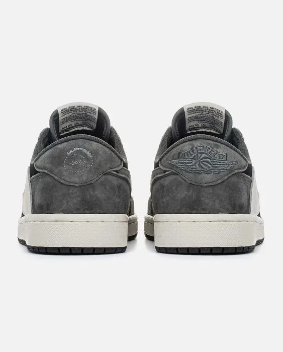 Мужские кроссовки Nike Air Jordan 1 Retro Low Travis Scott Silver — фото 8