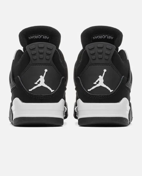 Мужские кроссовки Nike Air Jordan 4 Retro Black-White. 41-45 — фото 3