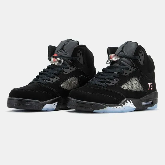 Мужские кроссовки Nike Air Jordan 5 x PSG Black. 40-45 — фото 3