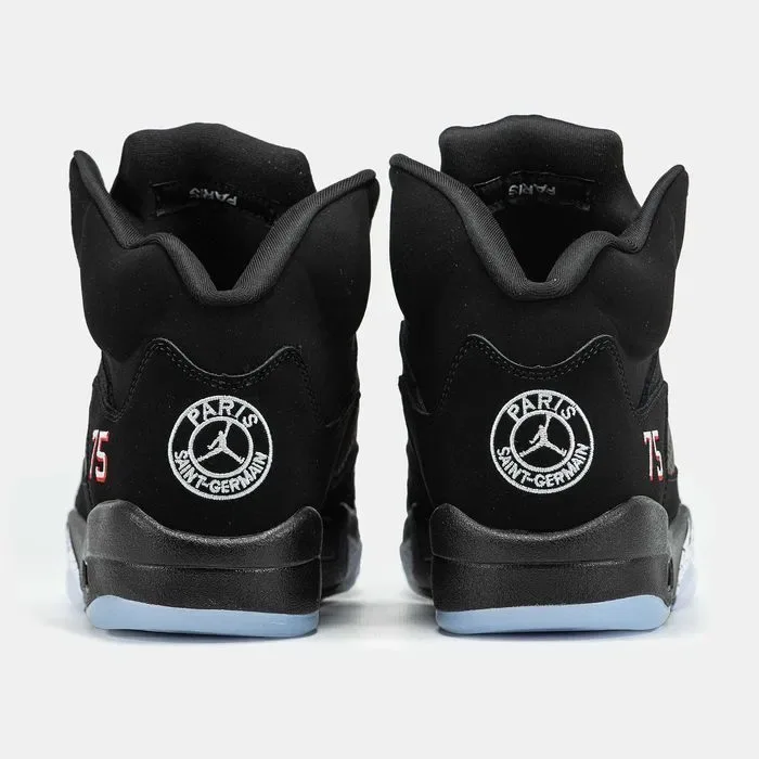 Мужские кроссовки Nike Air Jordan 5 x PSG Black. 40-45 — фото 7