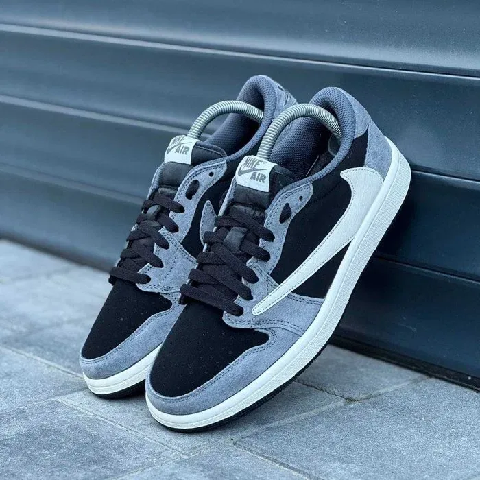 Мужские кроссовки Nike Air Jordan Retro 1 Low "Flagment Travis Scott" — фото 2