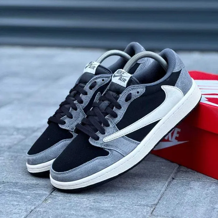 Мужские кроссовки Nike Air Jordan Retro 1 Low "Flagment Travis Scott" — фото 6