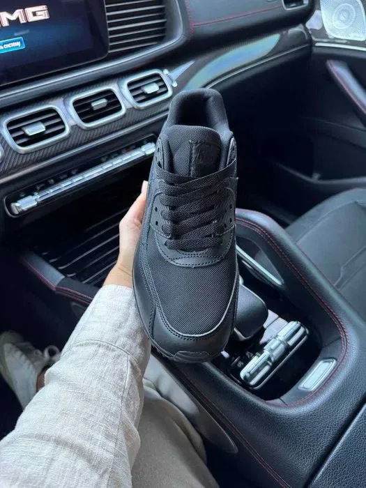 Мужские кроссовки Nike Air Max 90 Triple "Black" Размеры 41-45 — фото 4