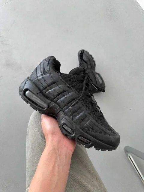 Мужские кроссовки Nike Air Max 95 ‘Black’ v2 Размеры 40-45