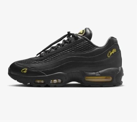 Мужские кроссовки Nike Air Max 95 Corteiz "Black/Tour Yellow" 41-45