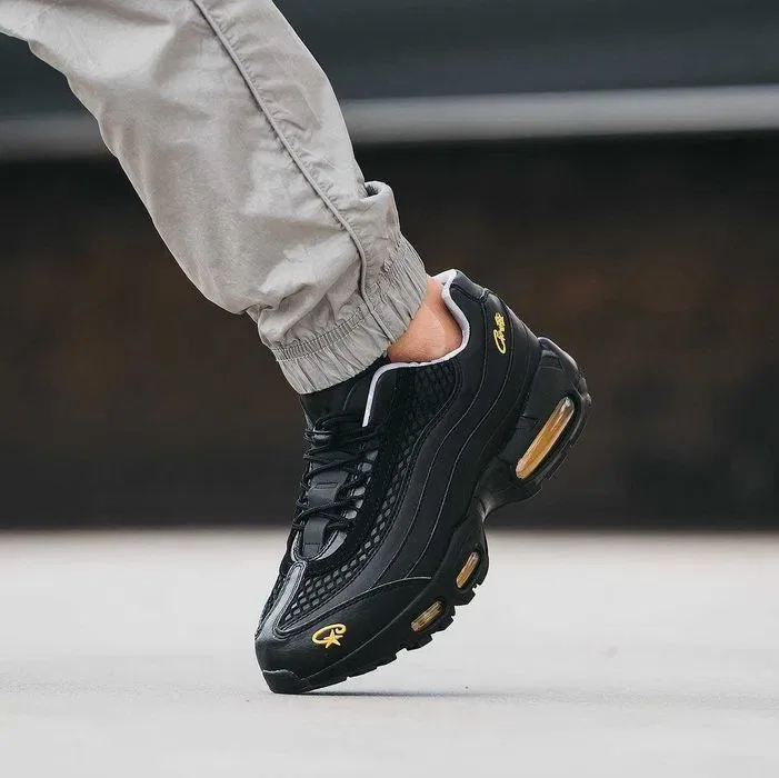 Мужские кроссовки Nike Air Max 95 Corteiz "Black/Tour Yellow" 41-45 — фото 2