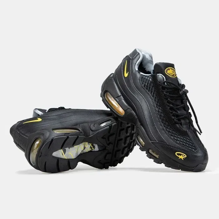 Мужские кроссовки Nike Air Max 95 Corteiz "Black/Tour Yellow" 41-45 — фото 7