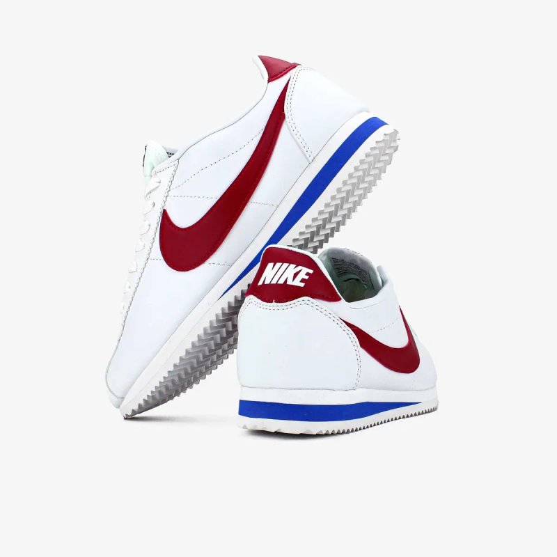 Мужские кроссовки Nike Cortez Basic Leather "Forrest Gump" 41-45 — фото 4