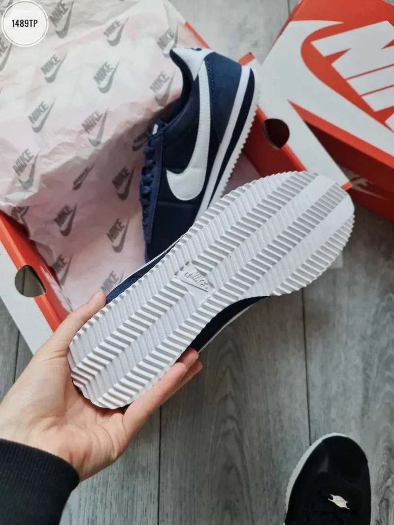 Мужские кроссовки Nike Cortez Blue Premium. 41-45 — фото 4