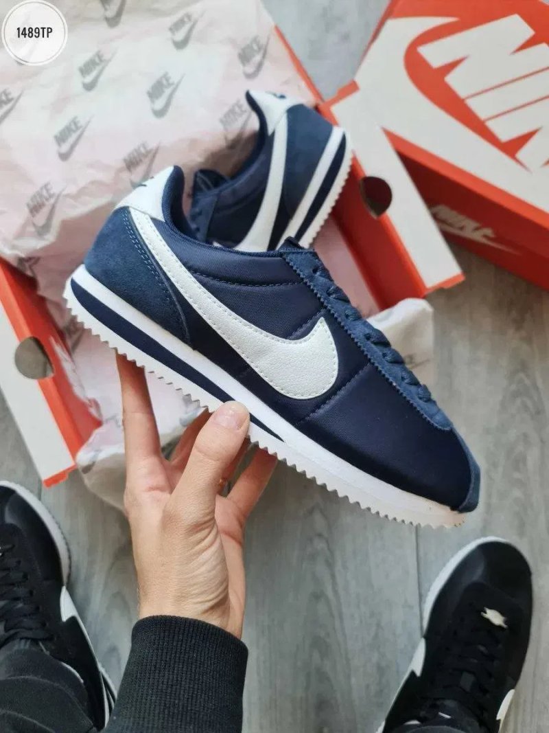 Мужские кроссовки Nike Cortez Blue Premium. 41-45 — фото 6