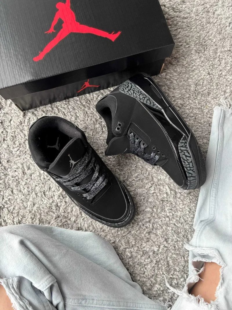 Мужские кроссовки Nike Jordan 3 "Black Cat 2063" Размеры 40-45 — фото 2