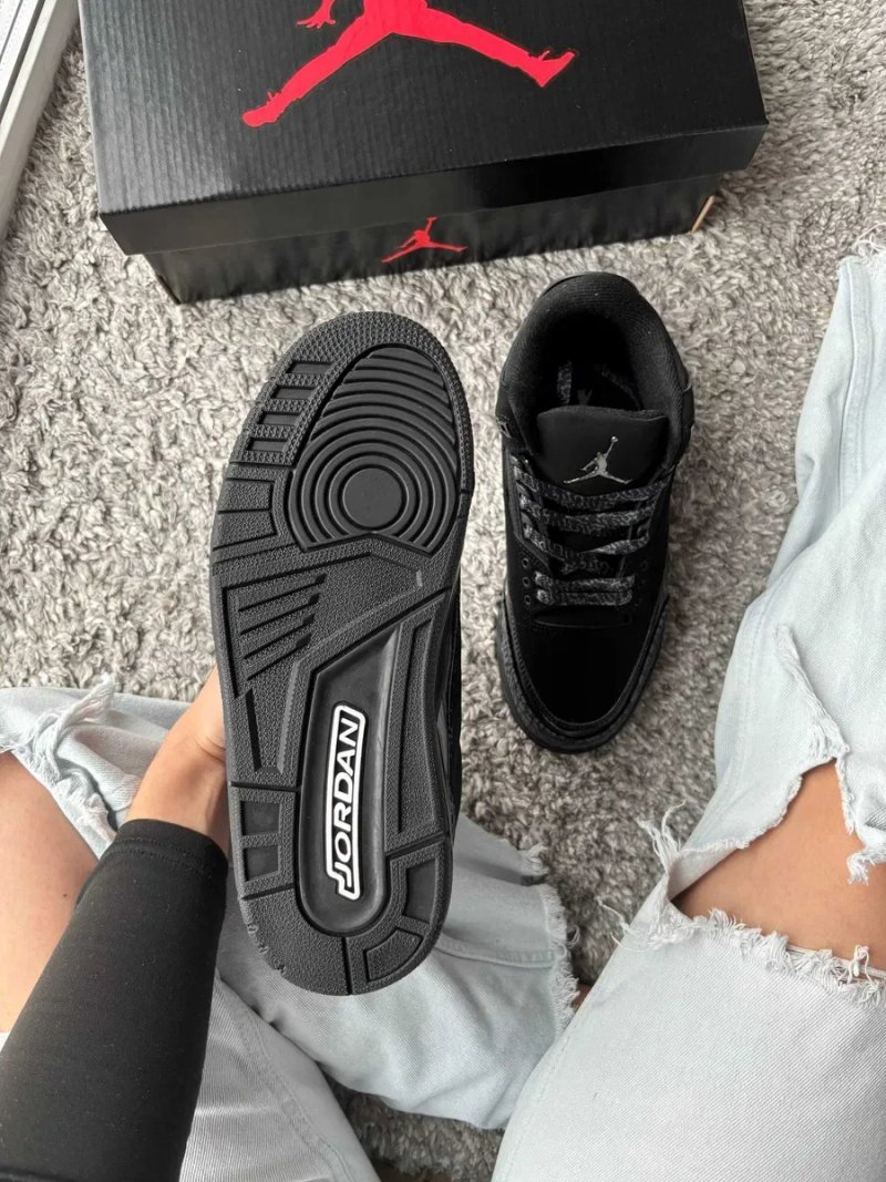Мужские кроссовки Nike Jordan 3 "Black Cat 2063" Размеры 40-45 — фото 7