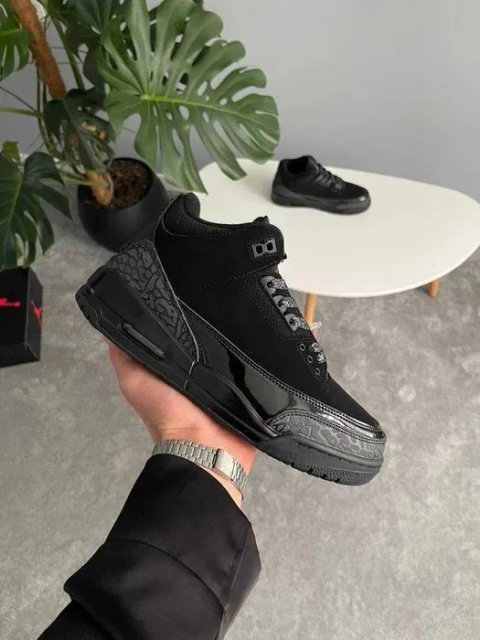 Мужские кроссовки Nike Jordan 3 Retro Black Cat "CT8532-001" 40-45