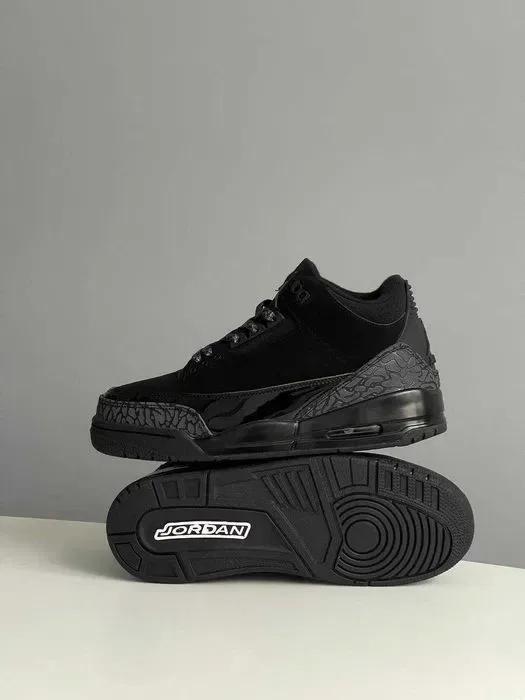 Мужские кроссовки Nike Jordan 3 Retro Black Cat "CT8532-001" 40-45 — фото 6