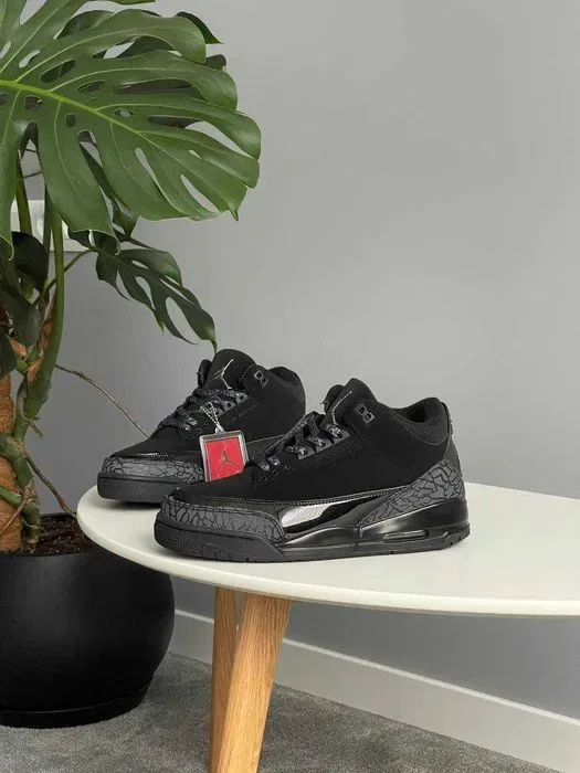 Мужские кроссовки Nike Jordan 3 Retro Black Cat "CT8532-001" 40-45 — фото 8