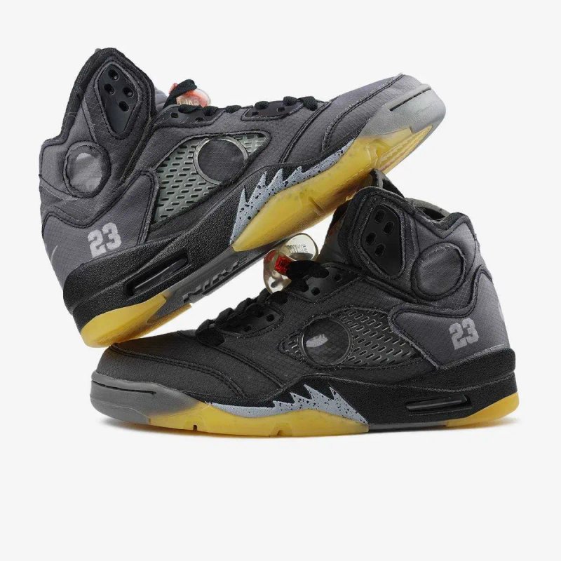 Мужские кроссовки Nike Jordan 5 Retro "Off-White Muslin" 40-45 — фото 5