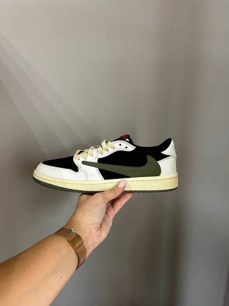 Мужские кроссовки Nike Low x Travis Scott "Olive" Premium. 41-45 — фото 7