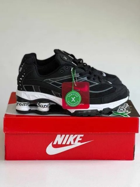 Мужские кроссовки Nike Shox Ride 2 Light Black&White. Размеры 40-45