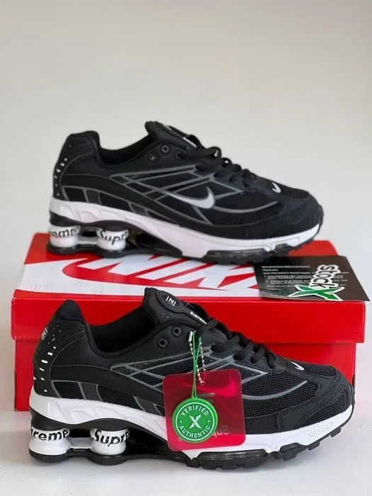 Мужские кроссовки Nike Shox Ride 2 Light Black&White. Размеры 40-45 — фото 4