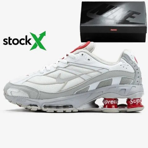 Мужские кроссовки Nike Shox Ride 2 SP x Supreme White. 40-45