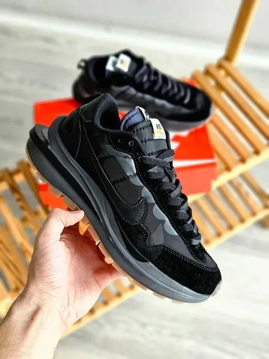 Мужские кроссовки Nike VaporWaffle x Sacai Black. Размеры 40-45 — фото 2