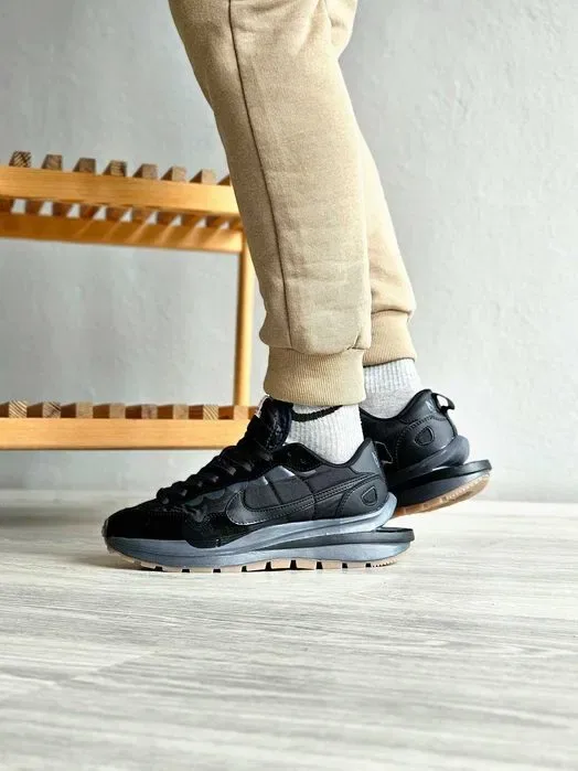 Мужские кроссовки Nike VaporWaffle x Sacai Black. Размеры 40-45 — фото 3