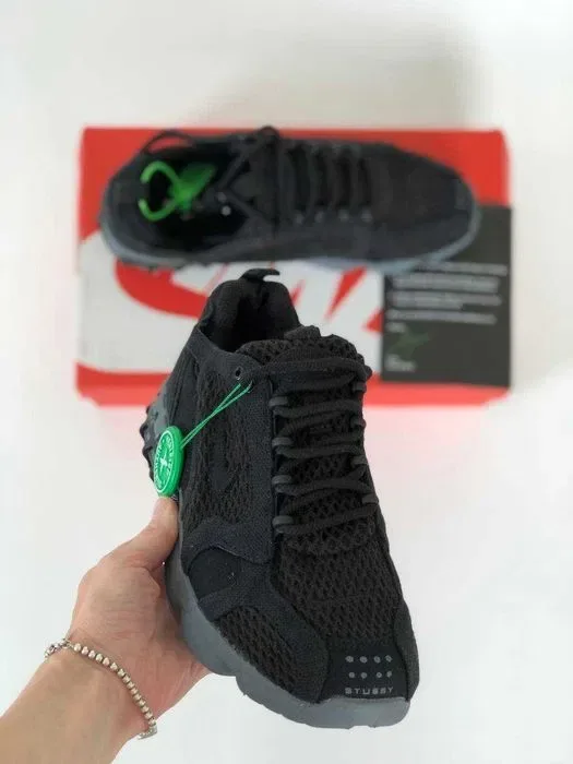 Мужские кроссовки Stussy x Nike Air Zoom Cage 2 Fossil Black. 40-45 — фото 5