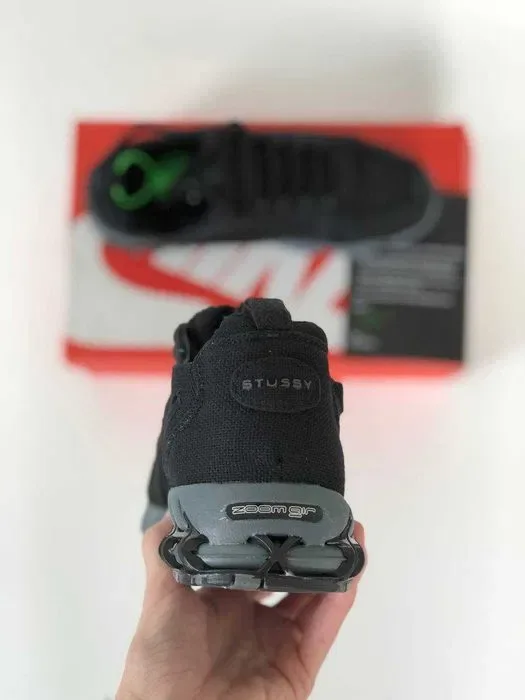 Мужские кроссовки Stussy x Nike Air Zoom Cage 2 Fossil Black. 40-45 — фото 7