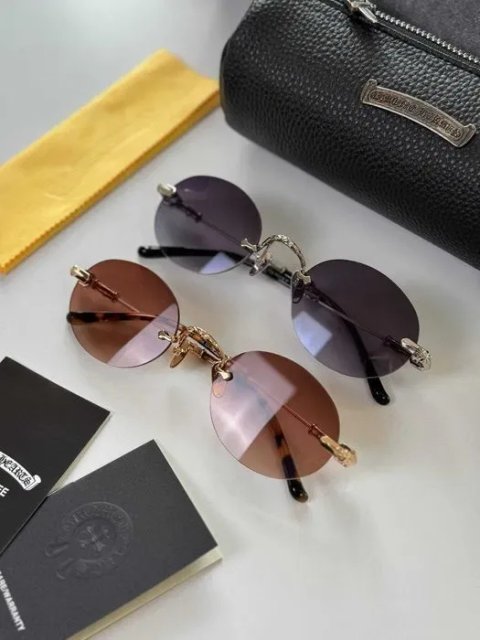 Мужские очки Chrome Hearts темные очки Хром Хартс два цвета