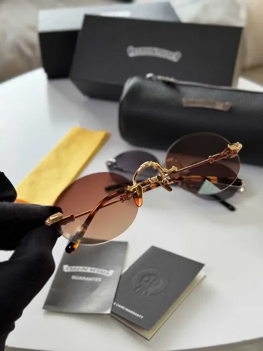 Мужские очки Chrome Hearts темные очки Хром Хартс два цвета — фото 3