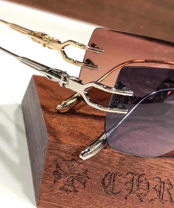 Мужские очки Chrome Hearts темные очки Хром Хартс два цвета — фото 4