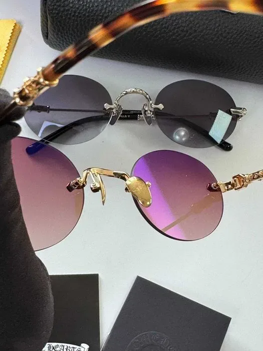 Мужские очки Chrome Hearts темные очки Хром Хартс два цвета — фото 6