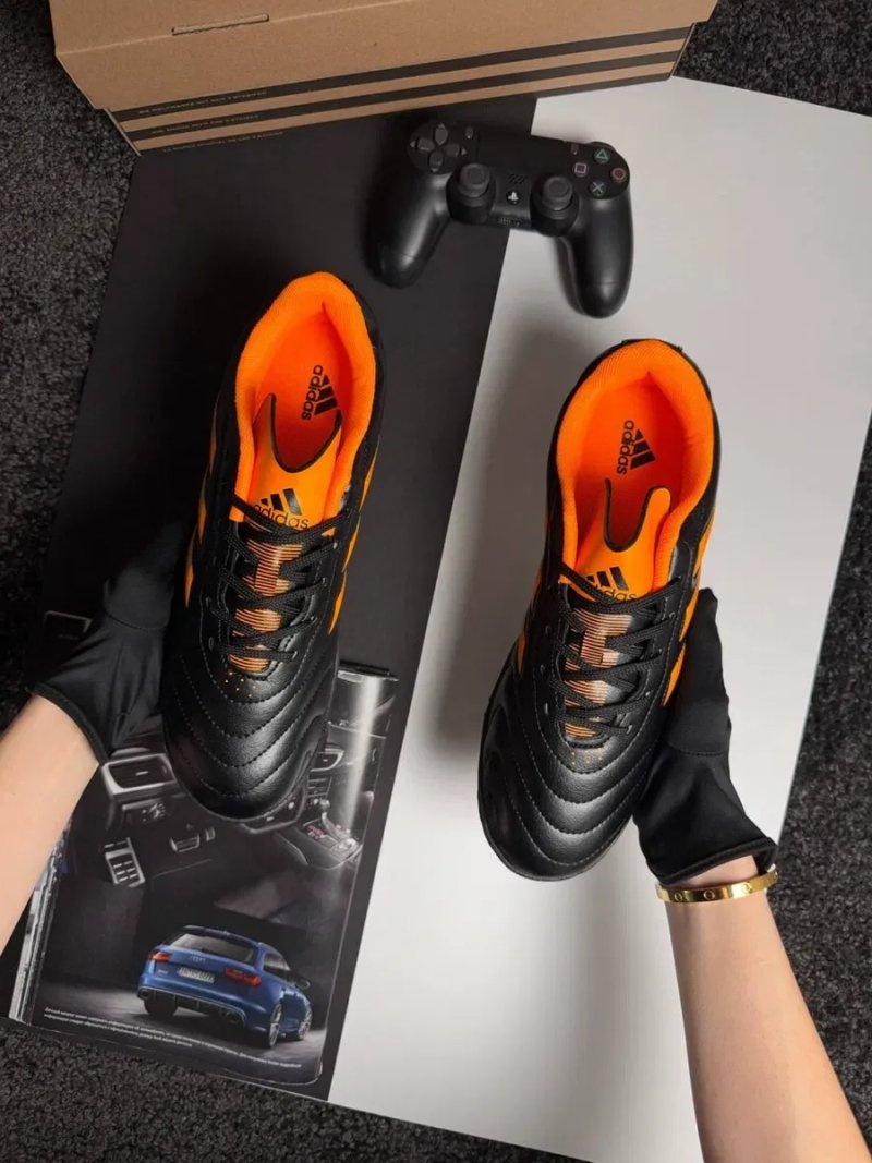 Мужские сороконожки адидас Adidas Goletto VIII TF Black Orange [41-45] — фото 7
