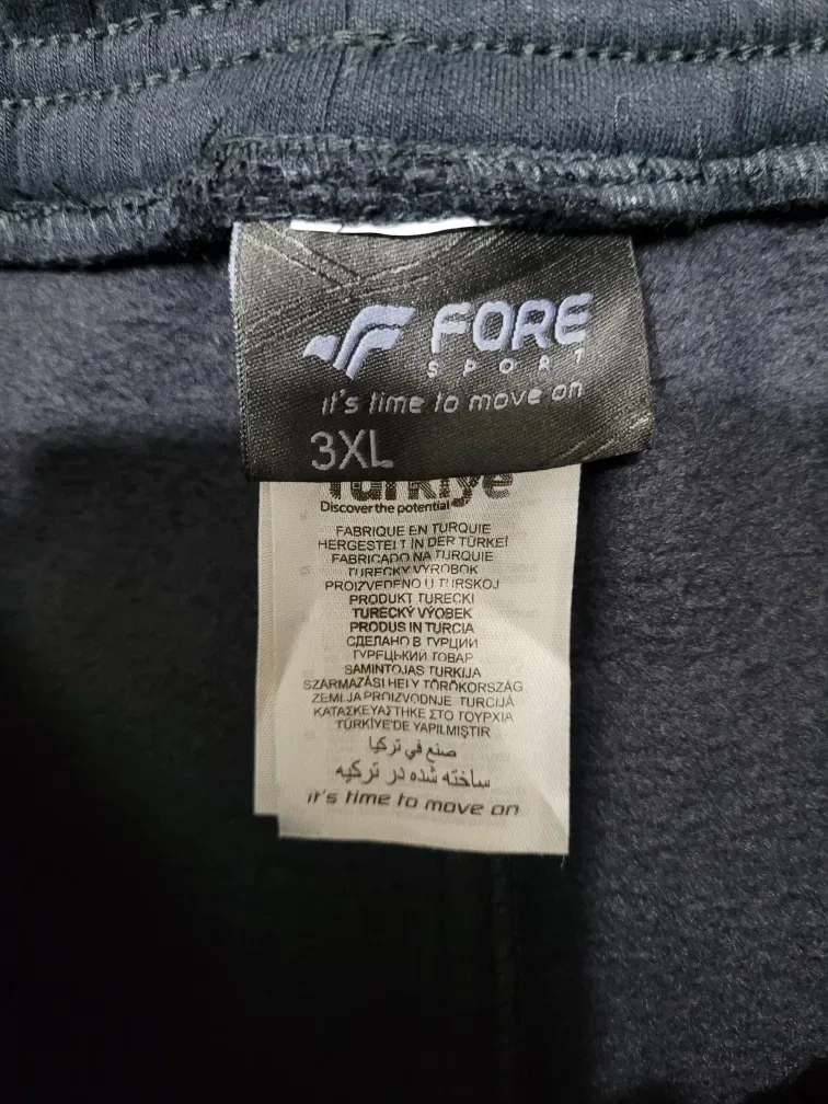 Мужские спортивные костюмы. FORE, Турция. 3 нитки, зима. M - 3XL. — фото 3