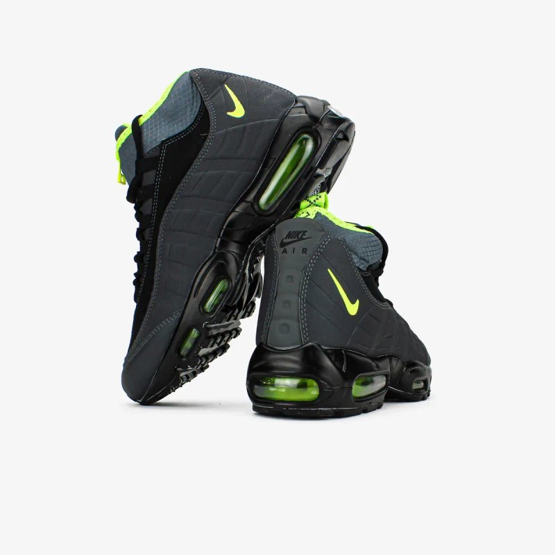 Мужские зимние кроссовки Nike Air Max 95 Sneakerboot "Black Volt" — фото 7