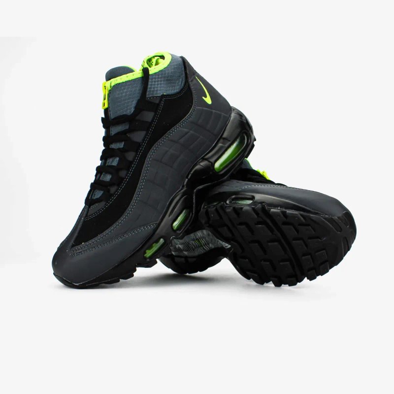 Мужские зимние кроссовки Nike Air Max 95 Sneakerboot "Black Volt" — фото 8