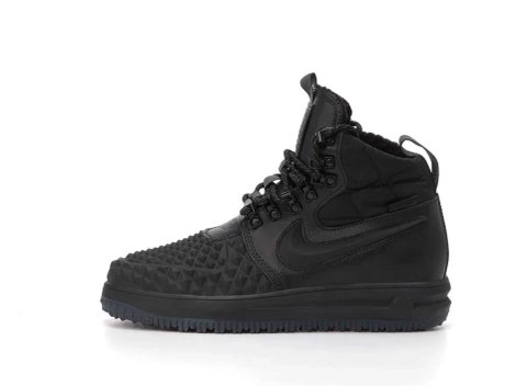 Мужские зимние кроссовки с мехом Nike Lunar Force 1 Duckboot '17 Black