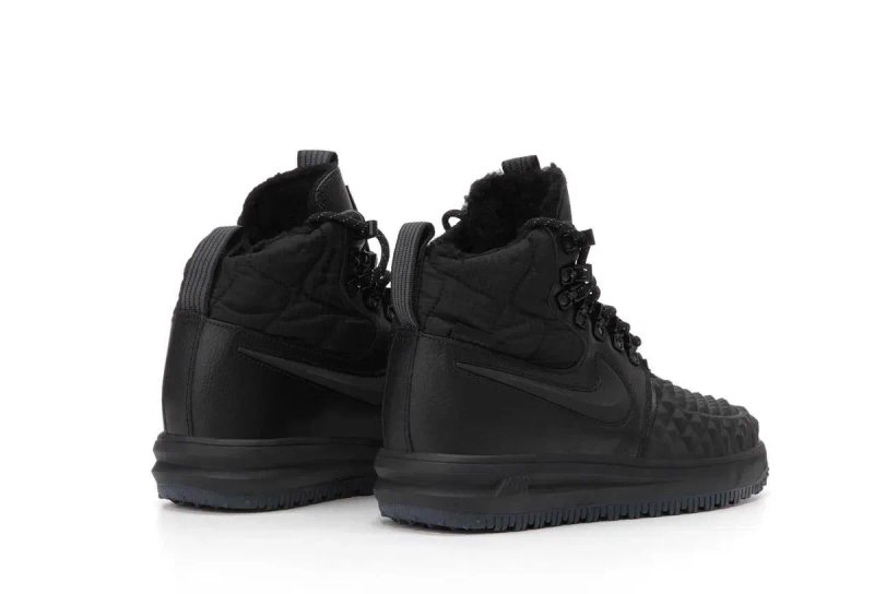 Мужские зимние кроссовки с мехом Nike Lunar Force 1 Duckboot '17 Black — фото 5