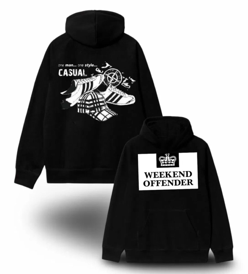 Мужское худи Weekend Offender черная Викенд оффендер кофта подарок — фото 5