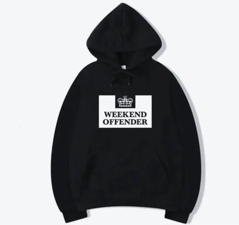 Мужское худи Weekend Offender черная Викенд оффендер кофта подарок — фото 6