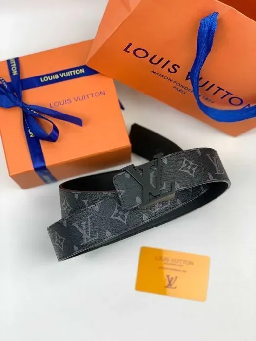 Мужской ремень Louis Vuitton пояс Луи Виттон r115 — фото 5
