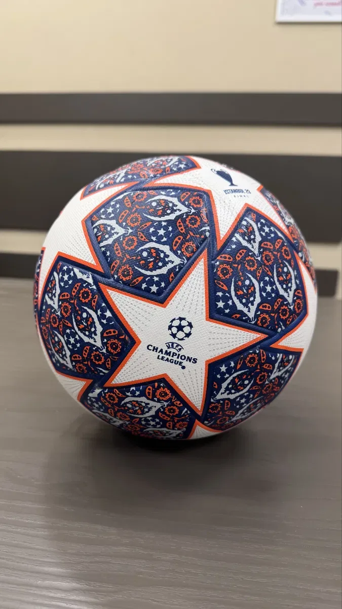 Мяч футбольний фінал ліги чемпіонів термошов розмір 5 великий вибір мячів — фото 4