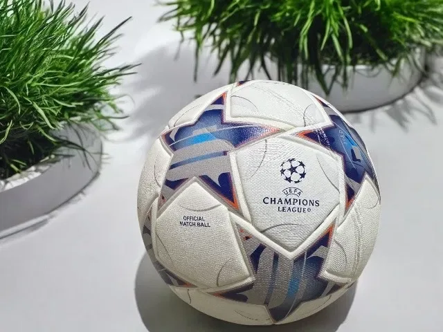 Мяч футбольний фінал ліги чемпіонів термошов розмір 5 великий вибір мячів — фото 7