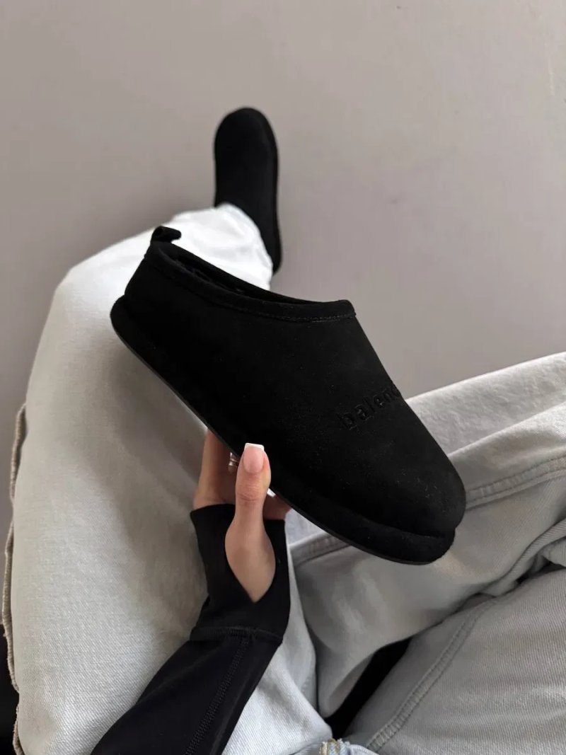 Мюлі Balenciaga Alaska Soft Mules premium з натуральним хутром — фото 3