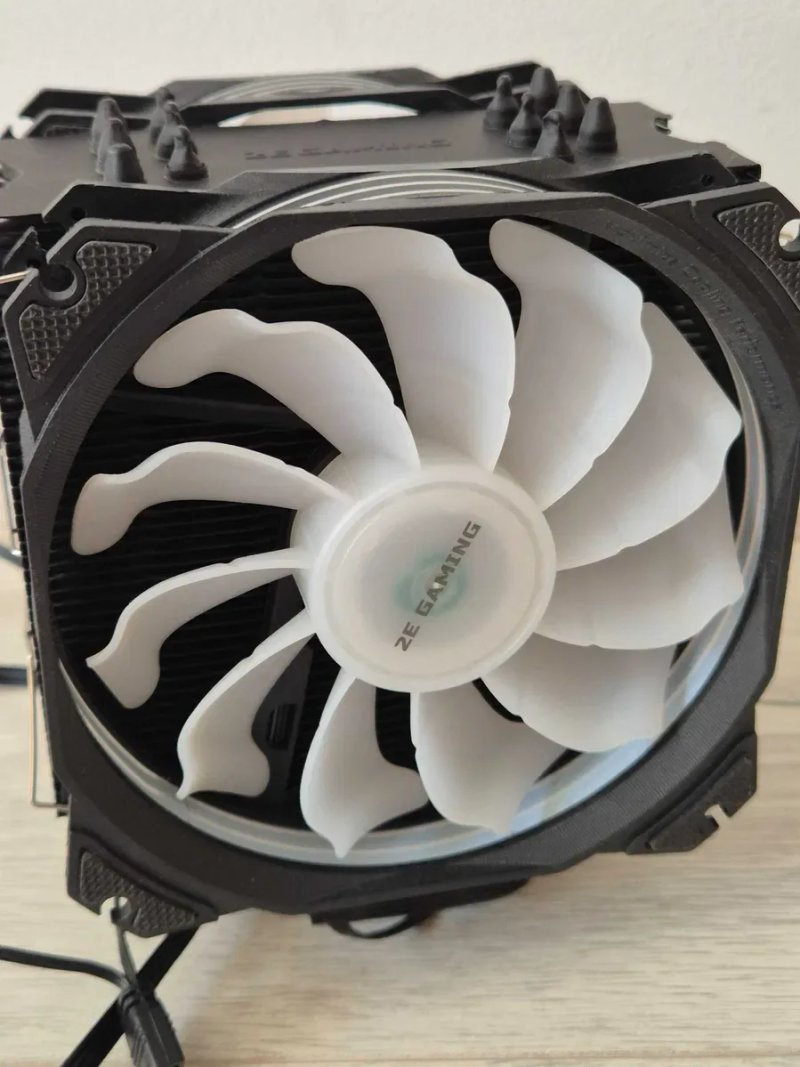 на 2 вентилятори і 6теплотрубок башта кулер 2E Gaming Air Cool A-RGB. AMD — фото 5