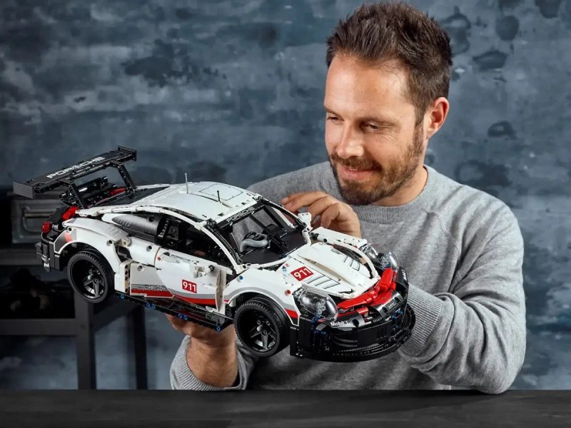 ‼️НА РАДІОКЕРУВАННІ‼️ Конструктор Technic – Porsche 911 RSR 1/1 з LEGO — фото 7