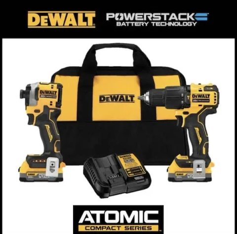 Набір акумуляторних шуруповертів Dewalt DCK254E2 20v