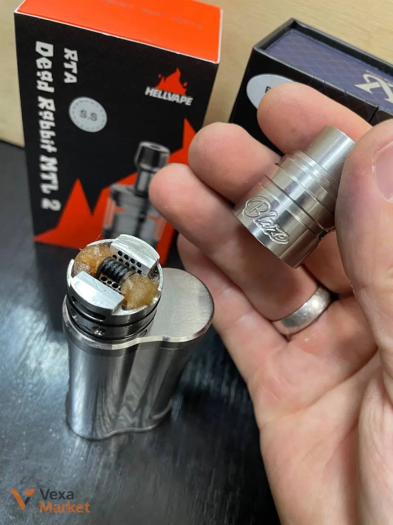Набір Ambition Mods K1 Box Mod AM60 + Hellvape Dead Rabbit MTL 2 RTA + THC Blaze Solo RDA — фото 5