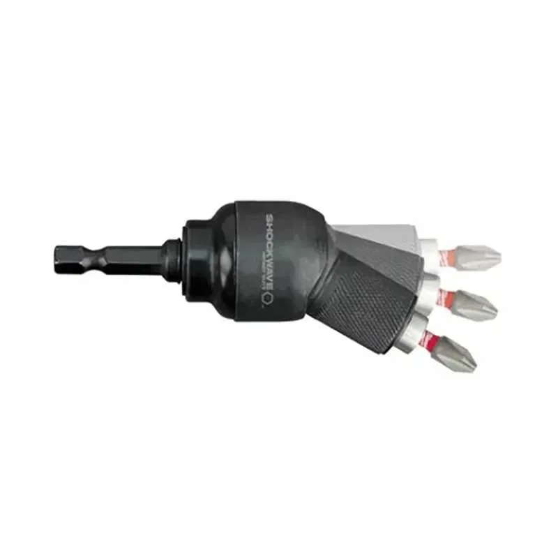 Набір біт, кутова насадка Milwaukee SHOCKWAVE з насадкою Knuckle 11шт — фото 3
